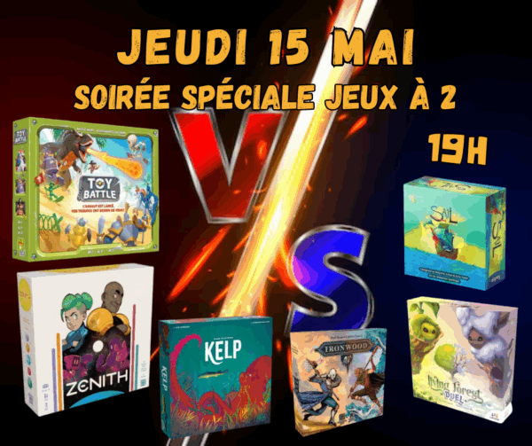 Soirée spéciale Jeux à 2
