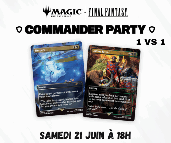 Magic Final Fantasy - Commander Party 1 vs 1
