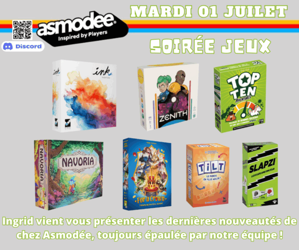 Tables ouvertes du mardi 01 juillet 2025