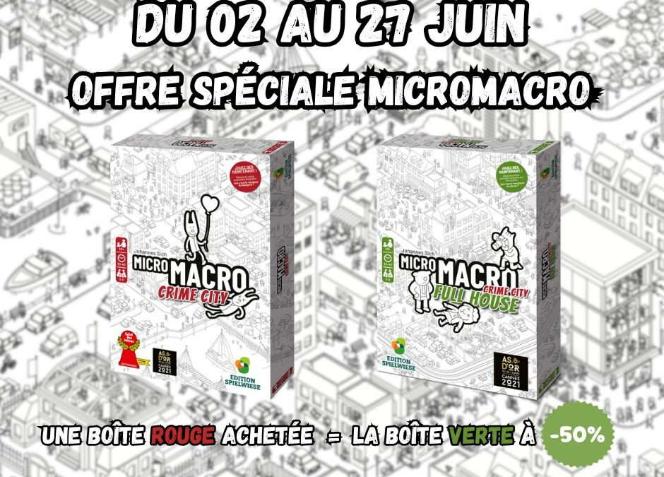 Offre spéciale MicroMacro Crime City