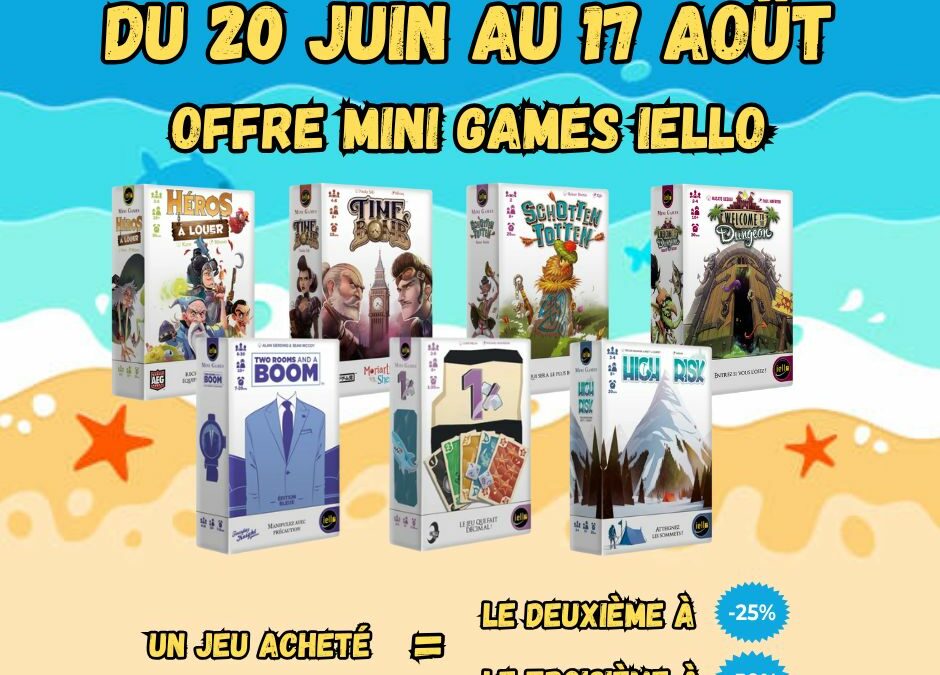 Offre Mini Games Iello