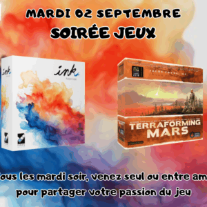 Soirée jeux du mardi 02 septembre 2025