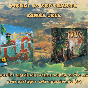 Soirée jeux du mardi 09 septembre 2025