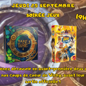 Soirée jeux du jeudi 25 septembre 2025
