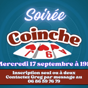 Soirée coinche septembre