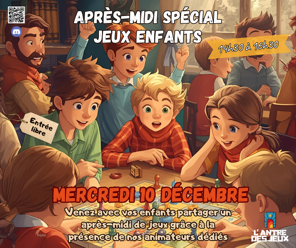 Après-midi spécial jeux enfants