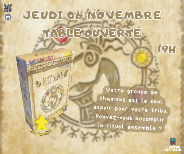 Soirée découverte de Ritual