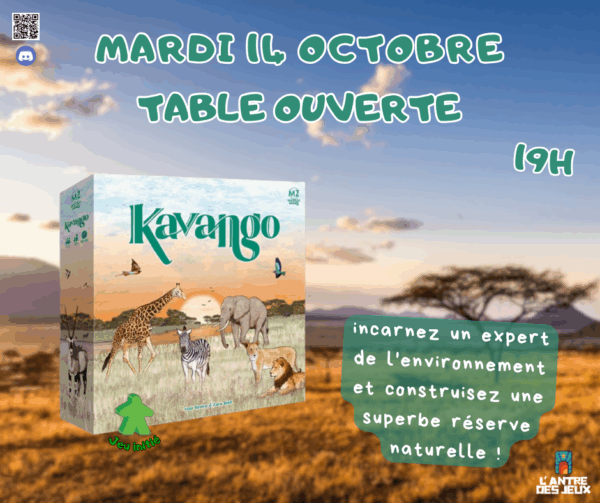 Soirée découverte de Kavango