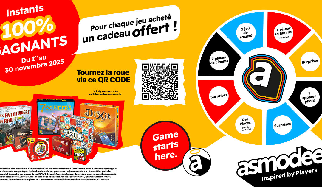 Offre 30 ans Asmodée