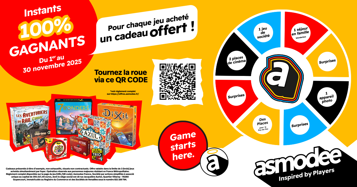 Offre Asmodée 30 ans – Couverture