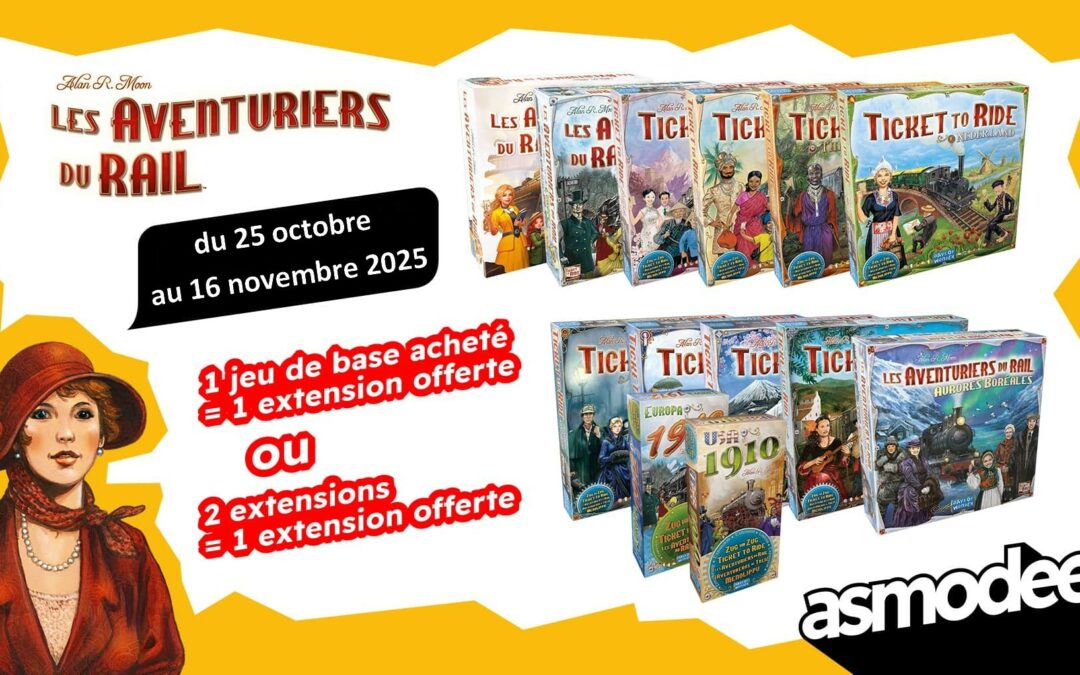 Offre spéciale Aventuriers du rail