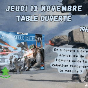 Soirée découverte de La Bataille de Hoth