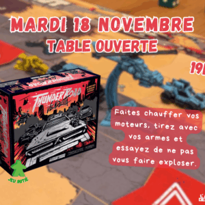 Soirée découverte de Thunder Road Vendetta