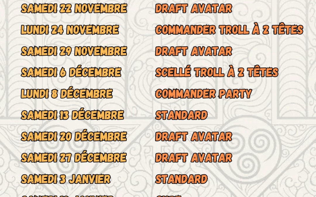 Magic the Gathering – Saison Avatar le dernier maître de l’air