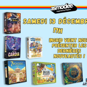 Après-midi découverte nouveautés Asmodée