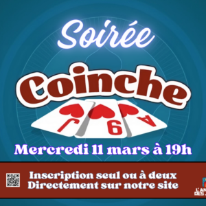 Soirée Coinche mars 2026