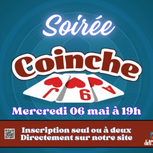 Soirée coinche mai 2026