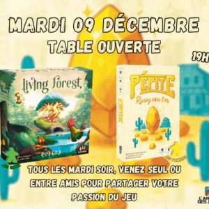 Soirée jeux du mardi 09 décembre 2025