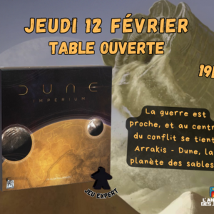 Soirée découverte de Dune Imperium