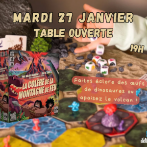 Soirée découverte de La Colère de la Montagne du Feu