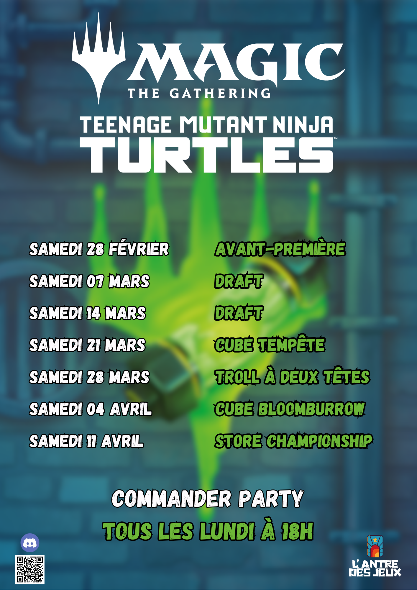 Programme MTG Tortues Ninja
