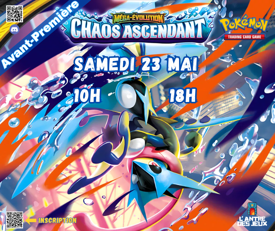 Pokémon – Avant-Première Chaos Ascendant