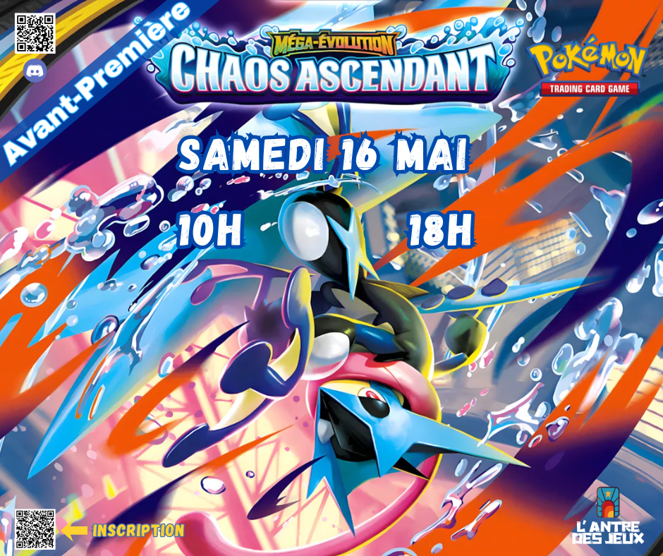 Pokémon – Avant-Première Chaos Ascendant