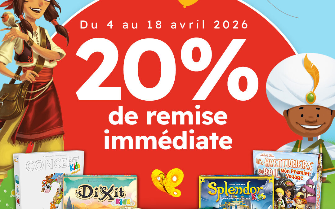 Offre de Pâques chez Asmodée Kids