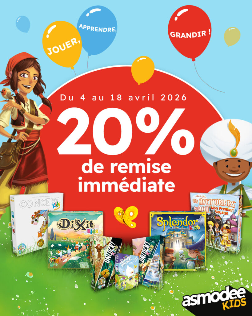 Offre de Pâques chez Asmodée Kids