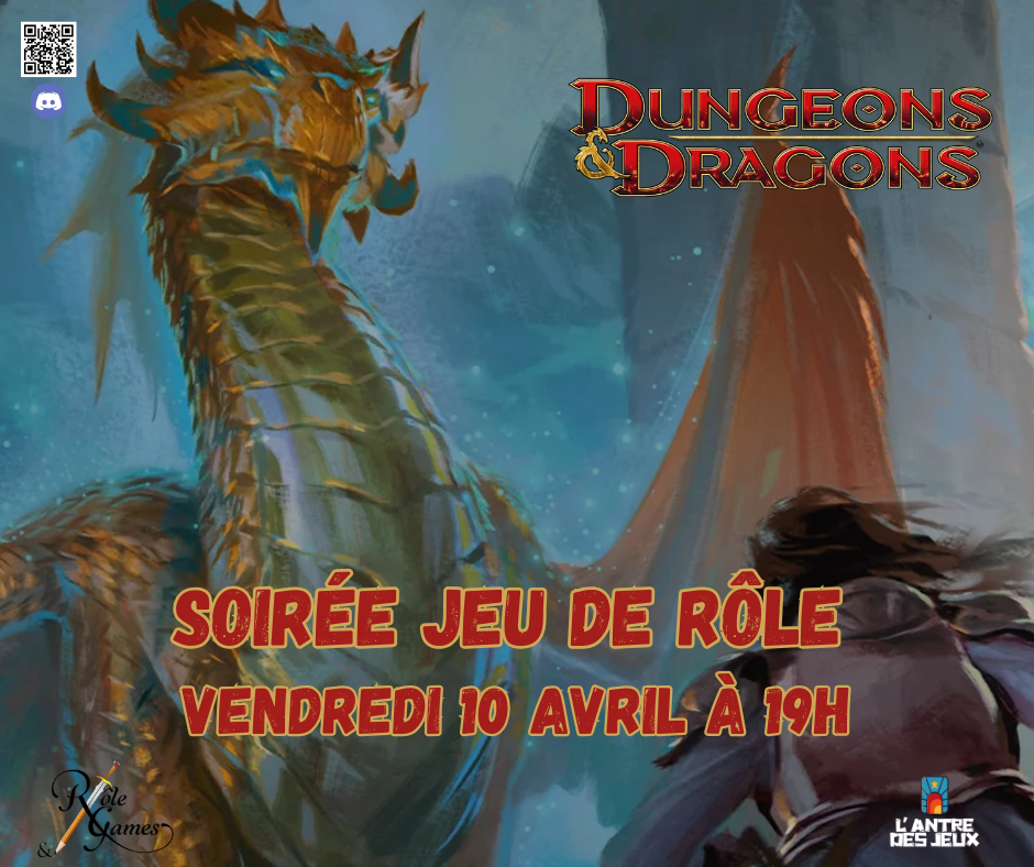 Soirée Jeu de Rôle - Les Dragons de l'Île aux Tempêtes