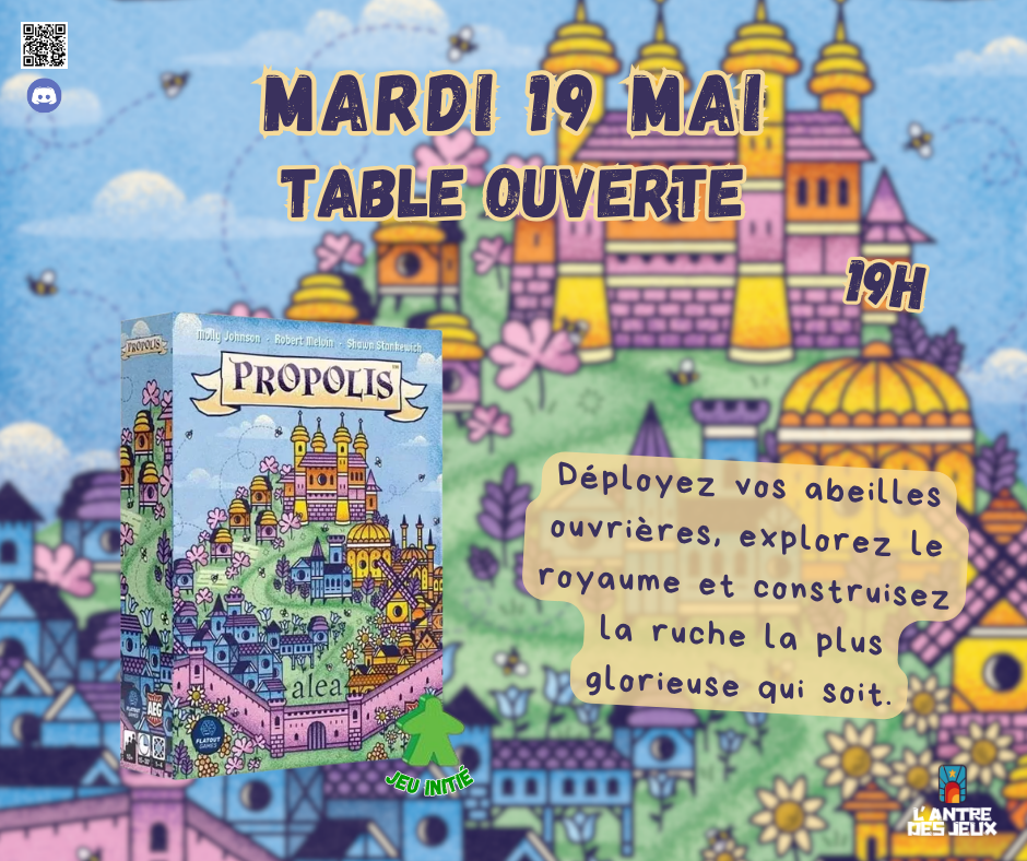 Soirée découverte de Propolis