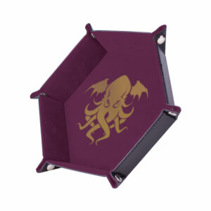 ART-005548-piste-de-des-chtulu-dore-violet-19-x-19-cm-cuir-et-velours-100358-image-1