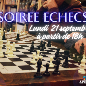 Soirée Échecs Septembre 2026