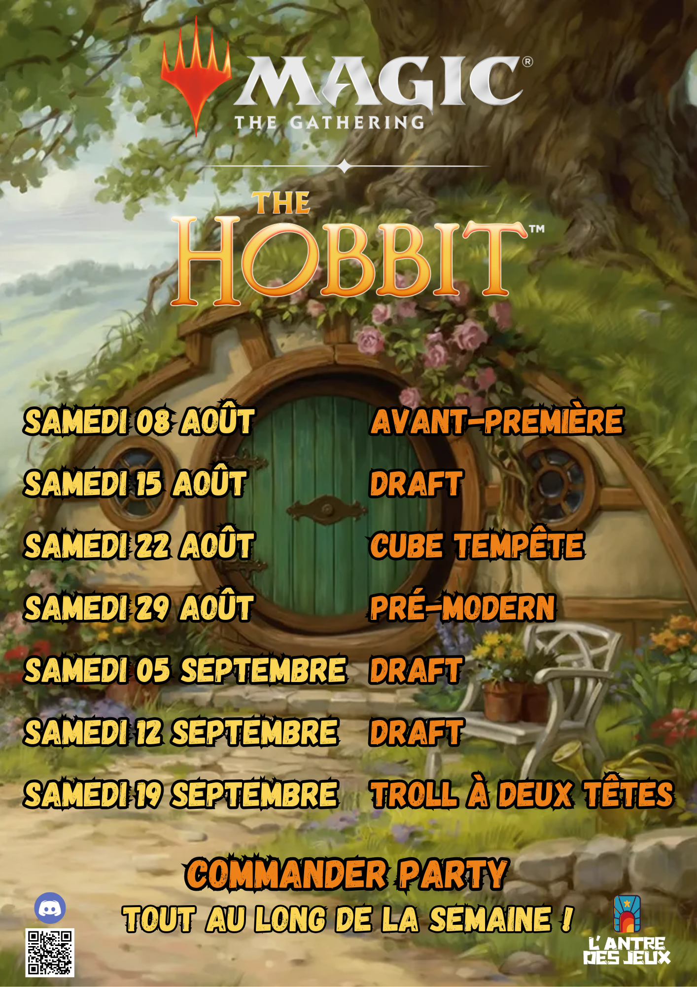 Programme MTG Le Hobbit