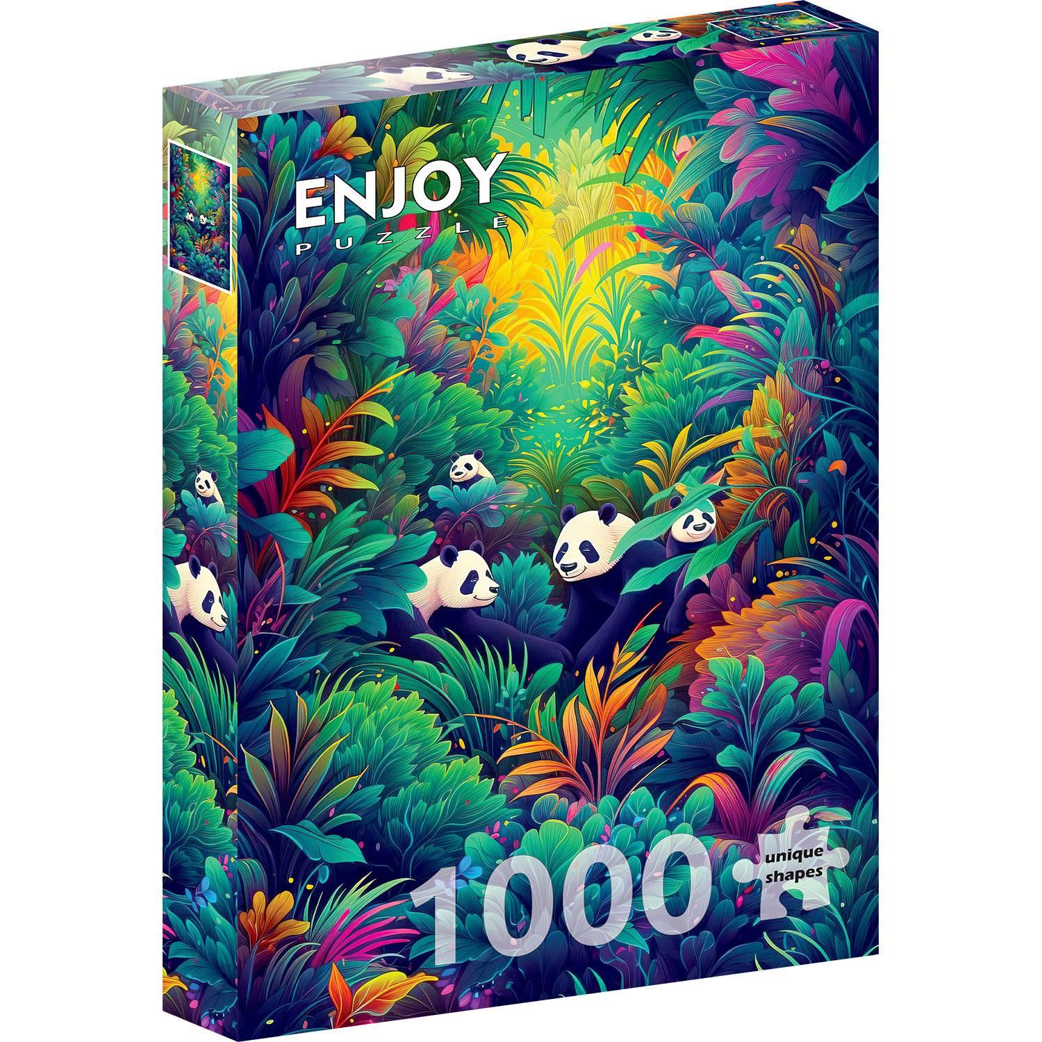 Puzzle Enjoy 1000 pcs – Panda Haven