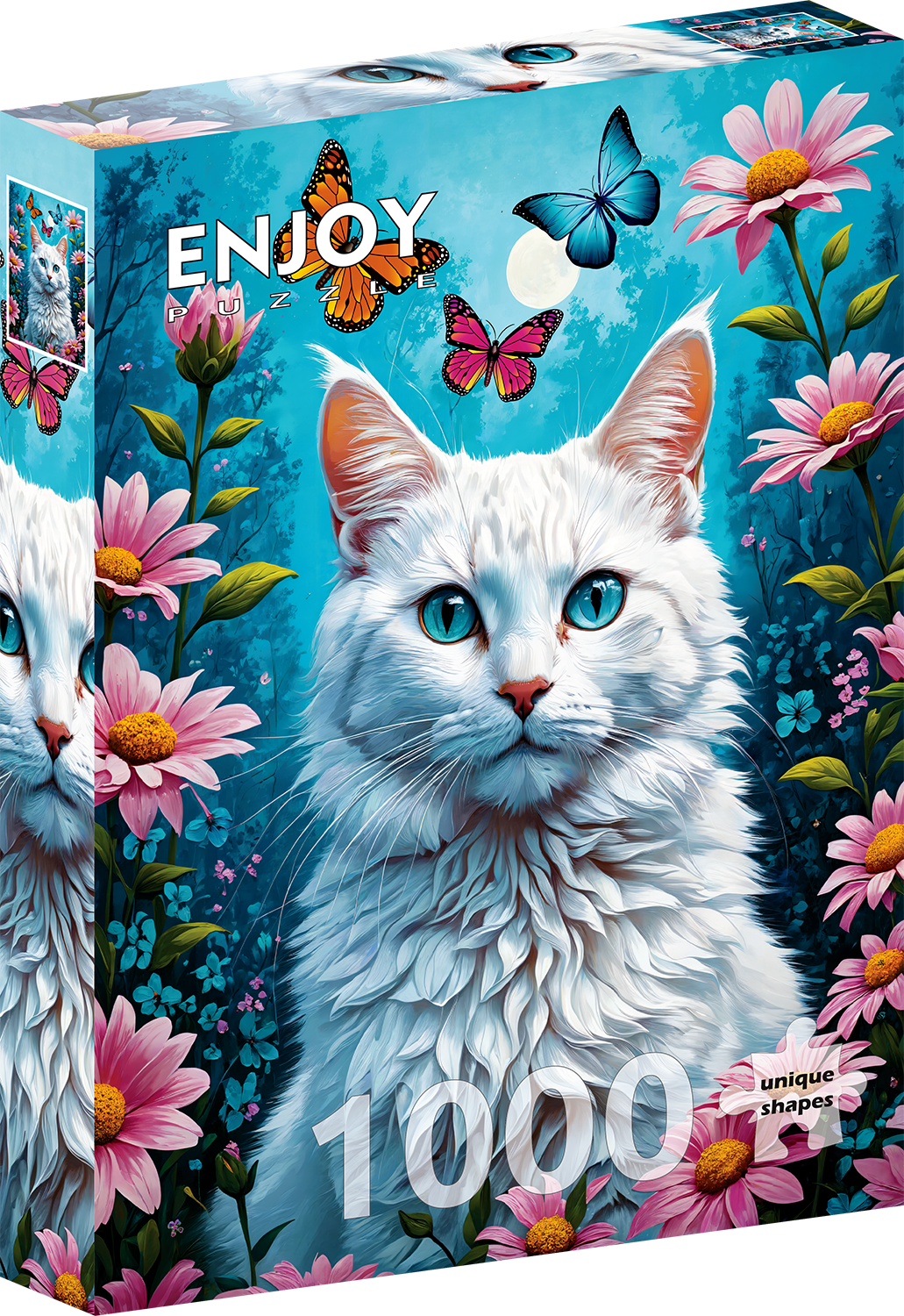 Puzzle Enjoy 1000 pcs – White Cat