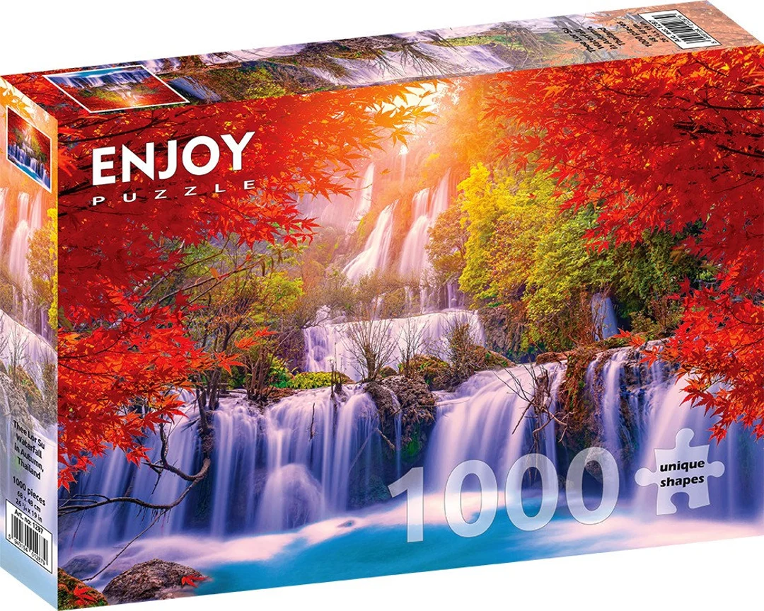 Puzzle Enjoy 1000 pcs – Thee Lor Su Waterfall in Autumn, Thailand