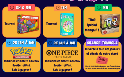 L&rsquo;Antre des Jeux est au Manga&rsquo;P 2026 !