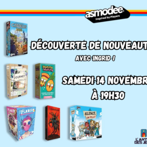 Soirée découverte de nouveautés !
